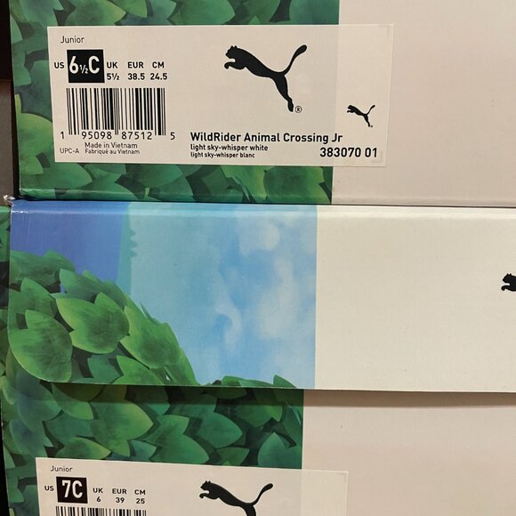 Puma Wild Rider Animal Crossing GS Youth Junior Sizes 383070 01 - Picture 6 of 6